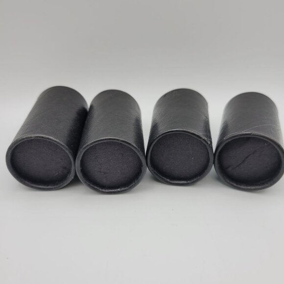 Parcheesi Replacement Shaker Cups 1989 4 Pieces Small Black Cardboard - Picture 6 of 9